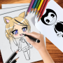 icon Gacha life coloring book for Samsung Galaxy Note 10 1
