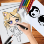 icon Gacha life coloring book