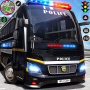 icon Police Bus Games: Offroad Jeep
