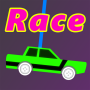 icon Rope Ride: Wall Drift Race Car