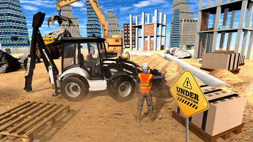 JCB 3D City Road Construction