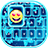 icon Neon Blue Emoji Keyboard 2.2
