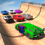 icon Superhero Car Mega Ramp Games
