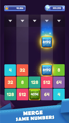 Number Drop: 2048 Merge Blocks