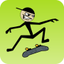 icon Stickman Skater for Samsung S5830 Galaxy Ace