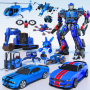 icon Jet Robot Car :Robot Car Games for oppo A57