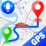 icon GPS Voice Navigation: Live Map for oppo A57
