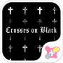 icon Crosses on Black