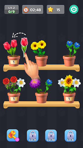 Blossom Sort - Flower Games