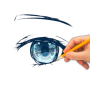 icon Drawing Eyes for Samsung Galaxy J7 Pro