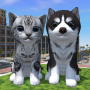 icon Cute Cat And Puppy World for iball Slide Cuboid