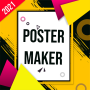 icon Poster maker with photo and text