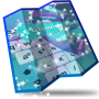 icon Glowing moons Keyboard Design for Samsung Galaxy Note 10 1