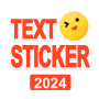 icon Text Sticker 2024