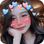 icon Crown Heart Emoji Camera for intex Aqua A4