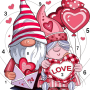 icon Love, Valentine's Day Color for Doopro P2