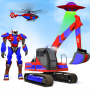 icon Grand Snow Excavator Robot Game: Robot Wars Games for intex Aqua A4