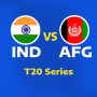 icon India vs Afghanistan T20 2024 for iball Slide Cuboid