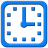 icon Square Analog Clock-7 2.0