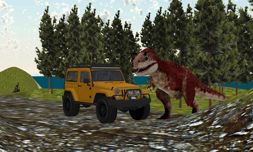 dinosaur jeep driving zone sim