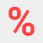 icon Discount and tax percentage ca for Doopro P2