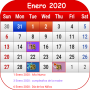 icon Uruguay Calendario 2020 for iball Slide Cuboid