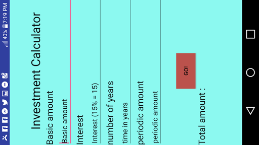 Investment and stock Calculator pro