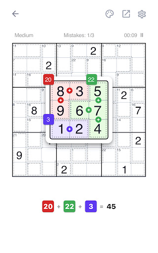 Killer Sudoku - Sudoku Puzzle