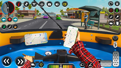 Real Rickshaw Game - Taxi Game