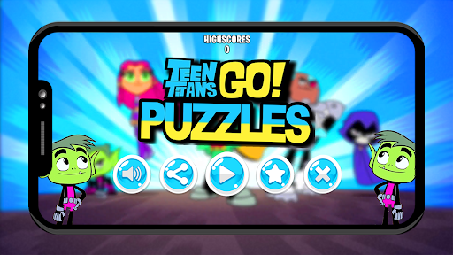 Teen Titans puzzle the cartoon game