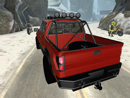 3D Winter Snow Truck Racing