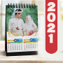 icon Calendar Photo Frames 2021 - Happy New Year