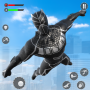 icon Flying Panther Robot Hero