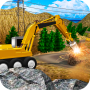 icon Heavy Excavator Stone Driller Simulator