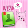 icon Pink Kitties for GO Contacts