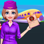 icon Flight Attendant Cabin Crew Airhostess Games 2021 for iball Slide Cuboid