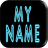 icon 3D Mein Name Neon Live Wallpaper 1.10