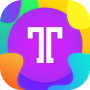 icon Telegraph : Typography Photo Effect Editor for iball Slide Cuboid