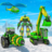 icon Heavy Excavator Robot Game: Helicopter Robot war 1.4