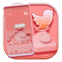 icon Old Pink Phone Launcher Theme