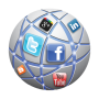 icon Social Media Apps All In One for iball Slide Cuboid