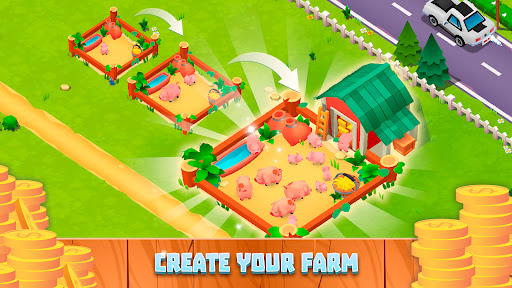 Supermarket Village—Farm Town