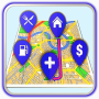 icon Tap Maps: Discover Important Places around You! for iball Slide Cuboid