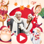 icon Merry christmas video maker