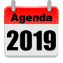 icon Calendario 2019 España Agenda de Trabajo for intex Aqua A4