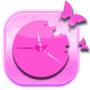 icon Pink Clock Widget for oppo F1