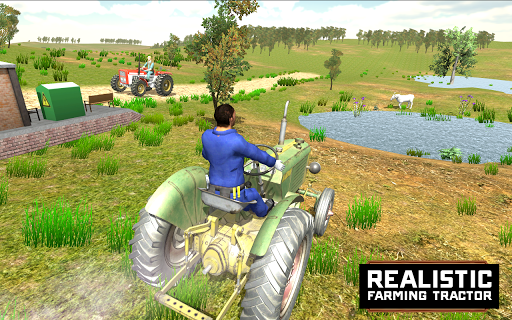 Village Tractor Driving Sim 3D