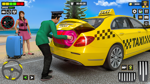 City Taxi Car Driver Taxi Game