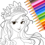 icon Princess Coloring