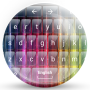 icon Keyboard Theme Rainbow Glass